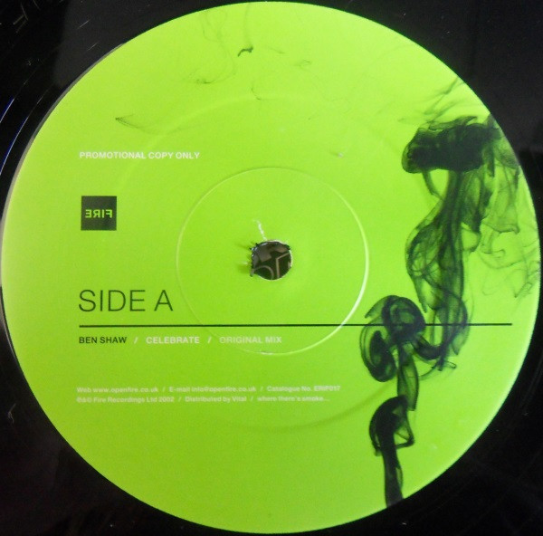 Ben Shaw - Celebrate | Fire (ERIF017) Ben Shaw - Celebrate | Fire (ERIF017)