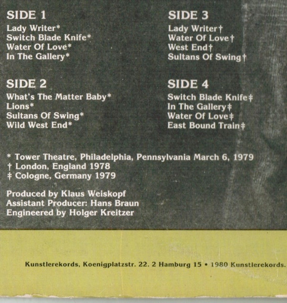 Dire Straits - In The Gallery | Kunstlerekords (2R-67) - 3 Dire Straits - In The Gallery | Kunstlerekords (2R-67) - 3