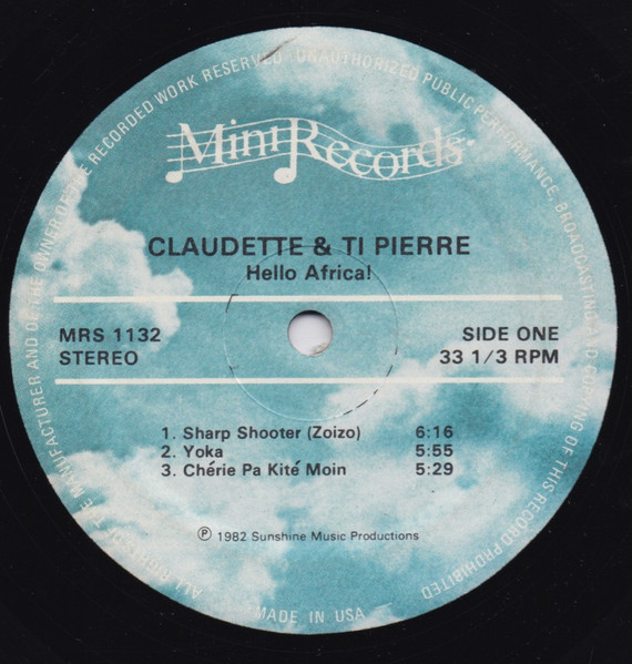 Claudette & Ti Pierre - Hello Africa | Mini Records (MRS 1132) - 3 Claudette & Ti Pierre - Hello Africa | Mini Records (MRS 1132) - 3
