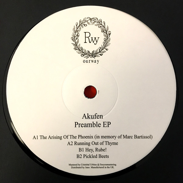 Akufen - Preamble EP (USED) | Ourway (RWAY001) - main