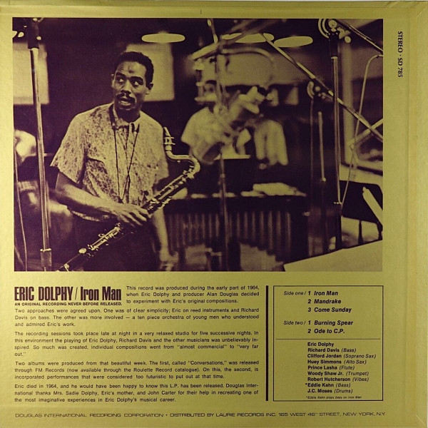 Eric Dolphy - Iron Man | Douglas (SD 785) - 2 Eric Dolphy - Iron Man | Douglas (SD 785) - 2