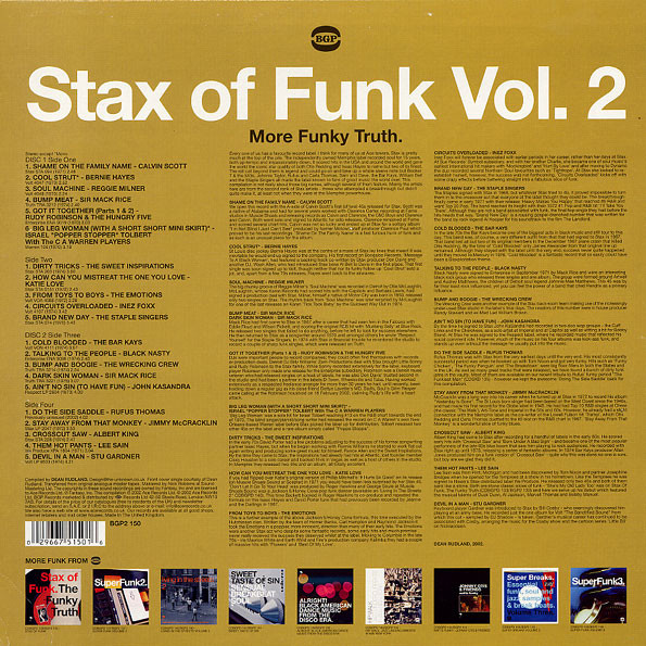 Various - Stax Of Funk Vol. 2 (More Funky Truth) | BGP Records (BGP2 150) - 2