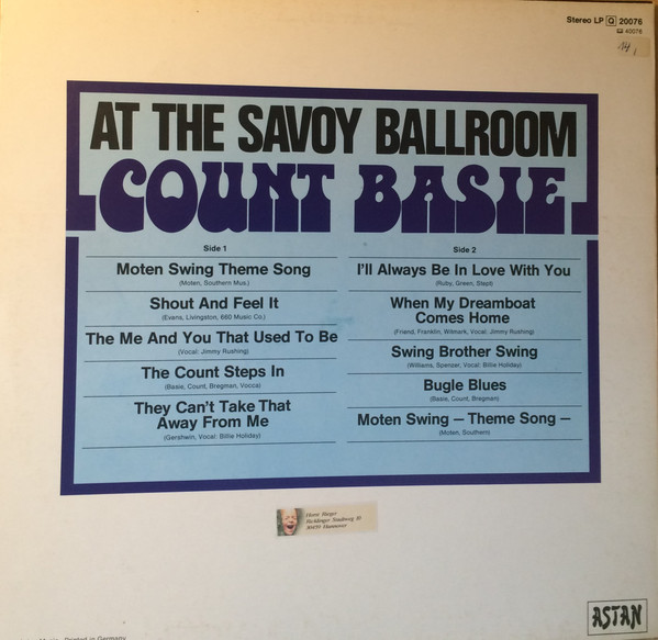Count Basie - At The Savoy Ballroom | ASTAN (20076) - 2 Count Basie - At The Savoy Ballroom | ASTAN (20076) - 2