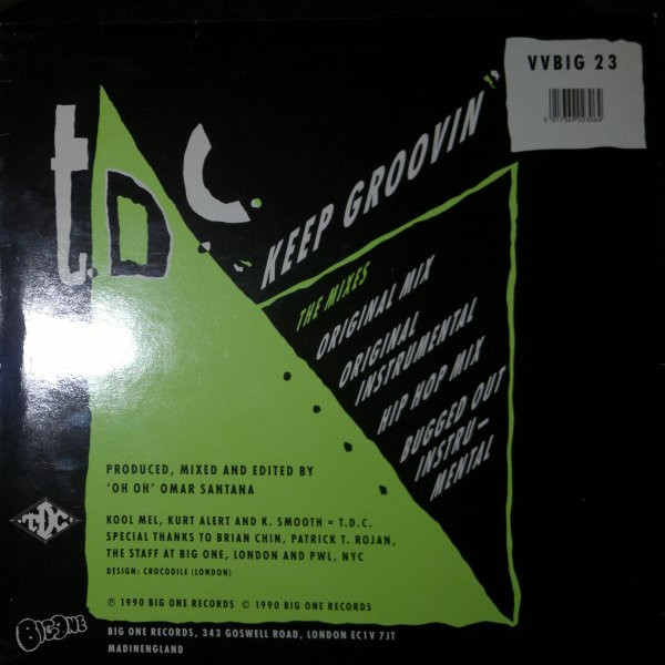 T.D.C. - Keep Groovin | Big One Records (VVBIG 23) - 4