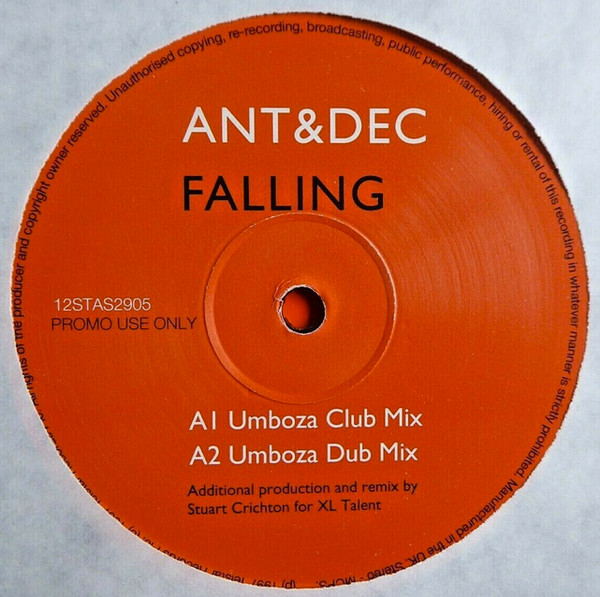 Ant & Dec - Falling | Telstar (12STAS2905) - 3 Ant & Dec - Falling | Telstar (12STAS2905) - 3