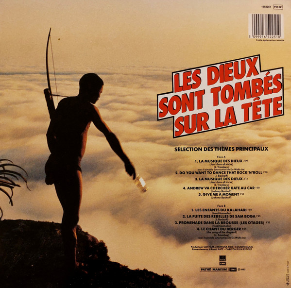 Johnny Boshoff - Les Dieux Sont Tombés Sur La Tête (Bande Originale Du Film) | EMI (1652251) - 2