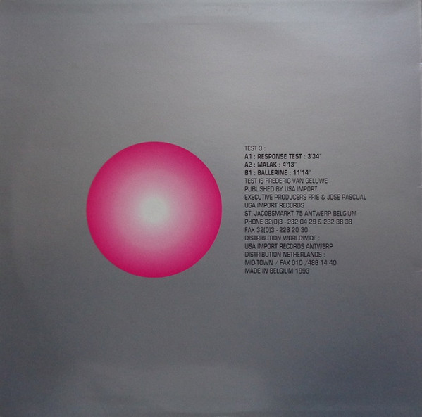Test - Test 3 | USA Import Music (USA 1145) - 2