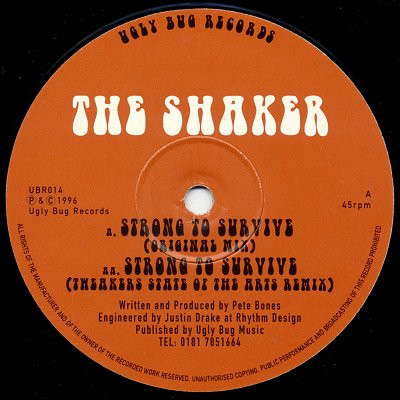 The Shaker - Strong To Survive | Ugly Bug Records (UBR014) - main