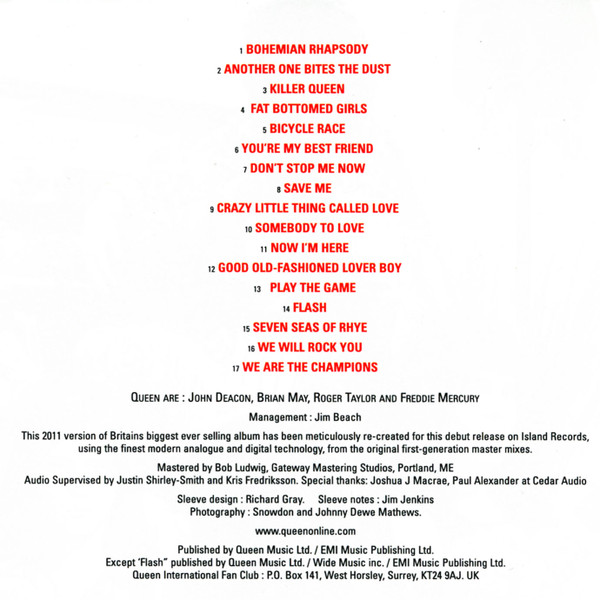 Queen - Greatest Hits | Island Records (2758364) - 3 Queen - Greatest Hits | Island Records (2758364) - 3