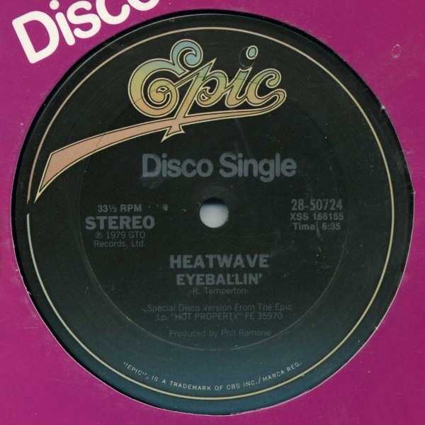 Heatwave - Eyeballin' / Birthday | Epic (28-50724)