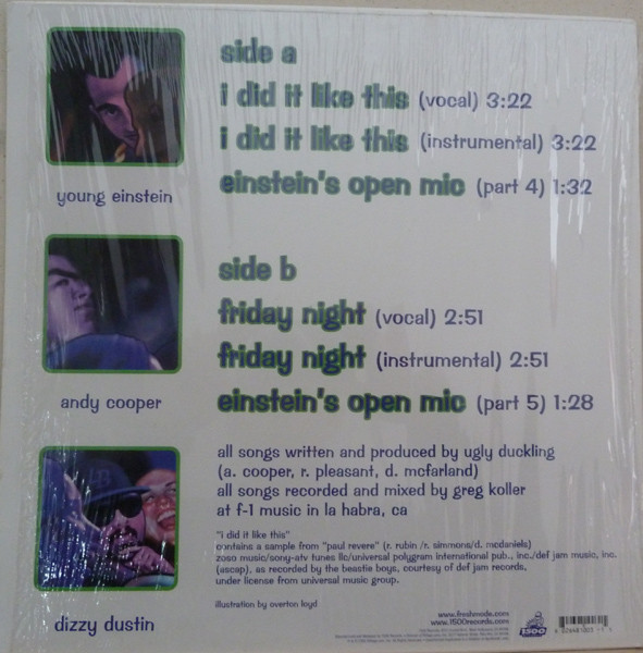 Ugly Duckling - I Did It Like This / Friday Night | 1500 Records (481003-1) - 2