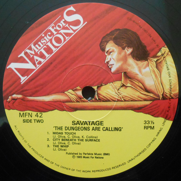 Savatage - The Dungeons Are Calling | Music For Nations (MFN 42) - 4