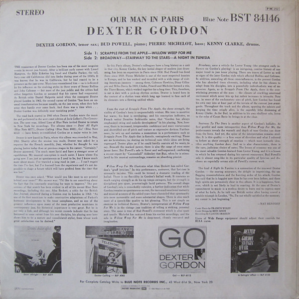 Dexter Gordon - Our Man In Paris | Blue Note (BST 84146) - 2 Dexter Gordon - Our Man In Paris | Blue Note (BST 84146) - 2