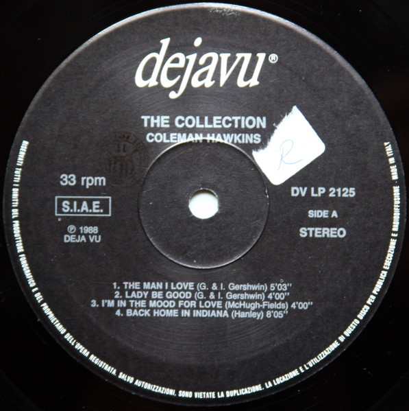 Coleman Hawkins - The Coleman Hawkins Collection - A Retrospective | Deja Vu (DVLP 2125) - 3 Coleman Hawkins - The Coleman Hawkins Collection - A Retrospective | Deja Vu (DVLP 2125) - 3