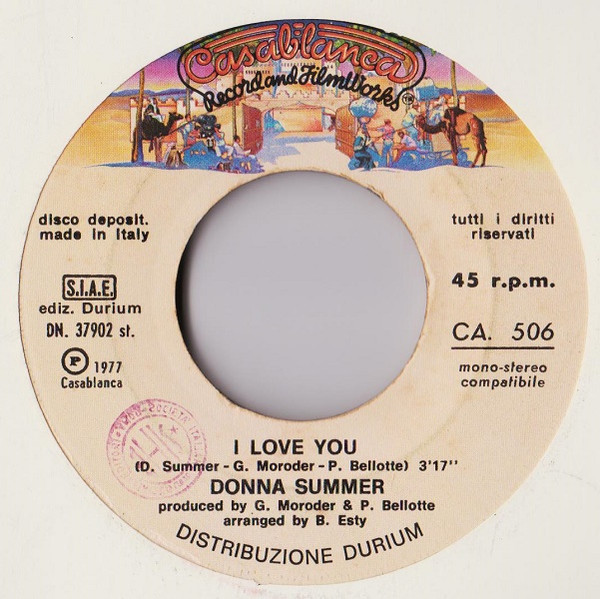 Donna Summer - I Love You | Casablanca (CA. 506) - 3 Donna Summer - I Love You | Casablanca (CA. 506) - 3