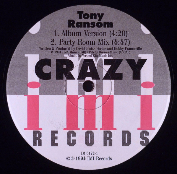 Tony Ransom - Crazy | IMI Records (IM 6172-1) - main