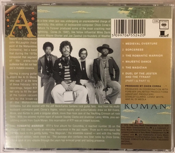 Return To Forever - Romantic Warrior | Columbia (CK 65524) - 2