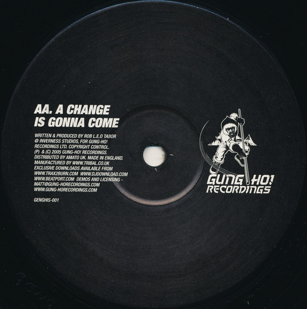 L.E.O - Burning Up / A Change Is Gonna Come | Gung Ho! Recordings (GENGHIS-001)