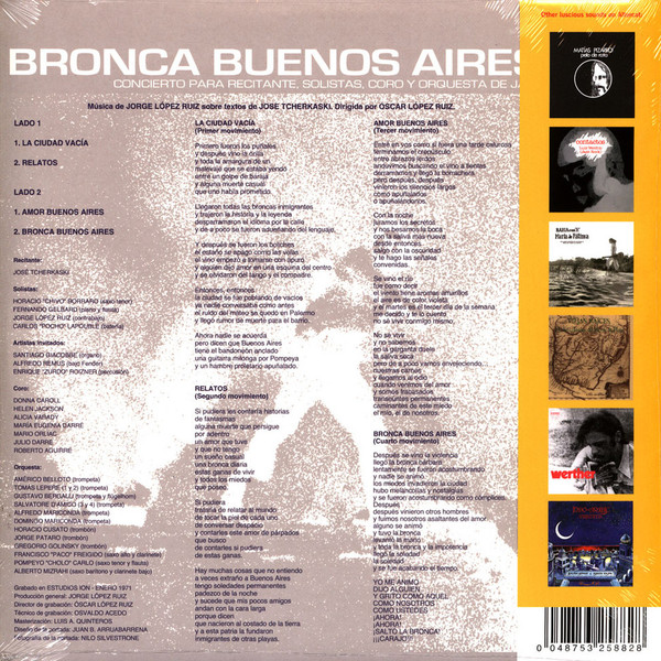 Jorge López Ruiz - Bronca Buenos Aires | Altercat Records (ALT019) - 2