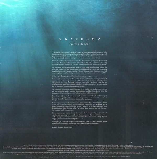 Anathema - Falling Deeper | Kscope (KSCOPE820) - 2