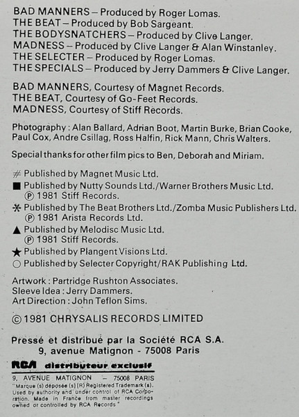 Various - Dance Craze | Two-Tone Records (CHR TT 5004) - 3