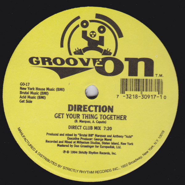 Direction - Get Your Thing Together / Feel It | Groove On (GO-17)