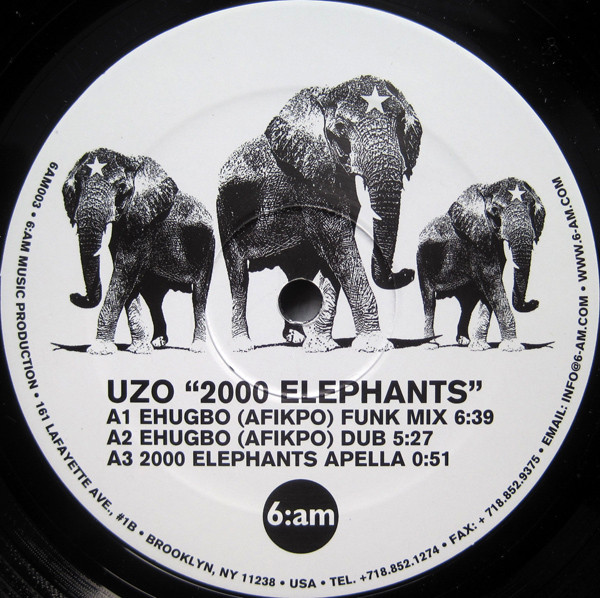 Uzo - 2000 Elephants | 6:am (6AM003) - 2