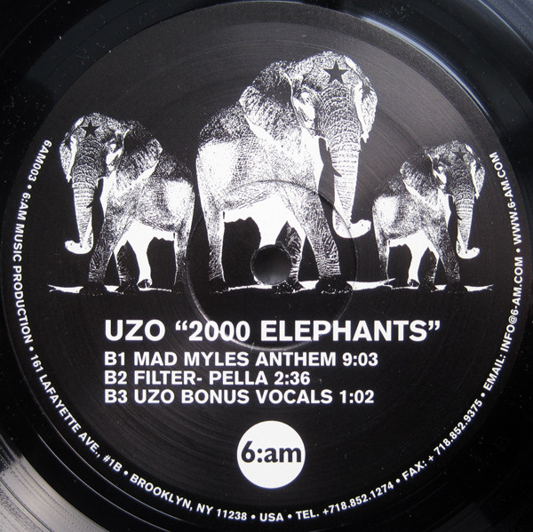 Uzo - 2000 Elephants | 6:am (6AM003) - 3