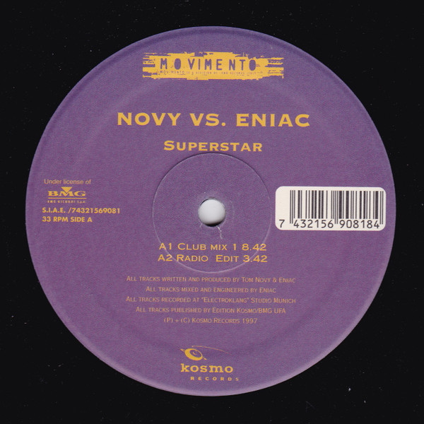 Novy Vs. Eniac - Superstar | Movimento (74321569081) - main