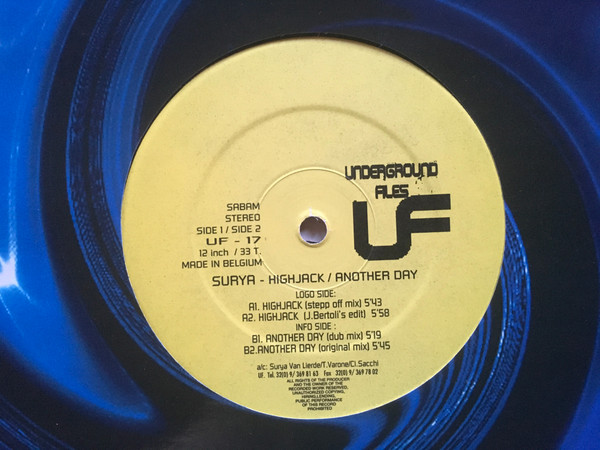 Surya - Highjack | Underground Files (UF-17)