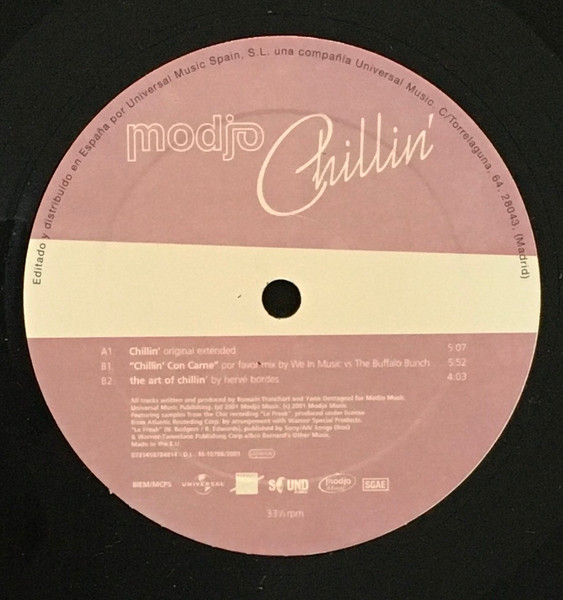 Modjo - Chillin' | Universal Music Spain S.L. (0731458784814) - 2