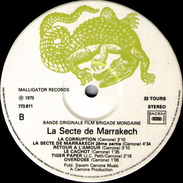 Cerrone - Brigade Mondaine: La Secte De Marrakech | Malligator (773.811) - 4