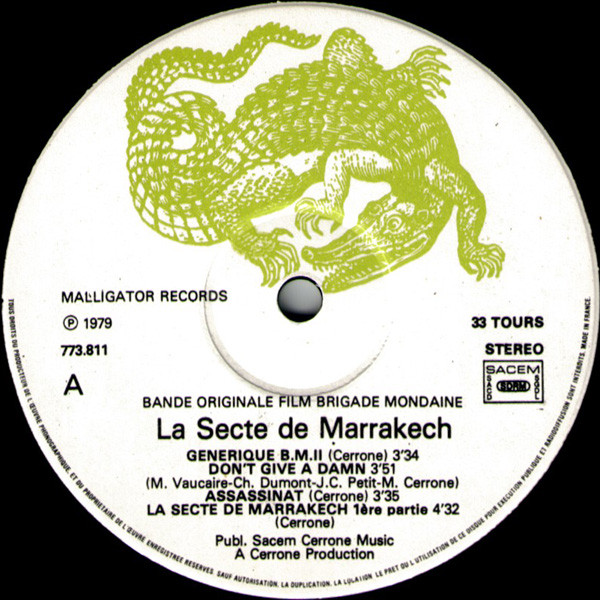 Cerrone - Brigade Mondaine: La Secte De Marrakech | Malligator (773.811) - 3