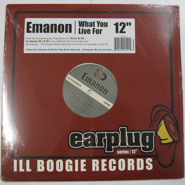 Emanon - What You Live For | Ill Boogie Records (ILL72054-1) - 2 Emanon - What You Live For | Ill Boogie Records (ILL72054-1) - 2