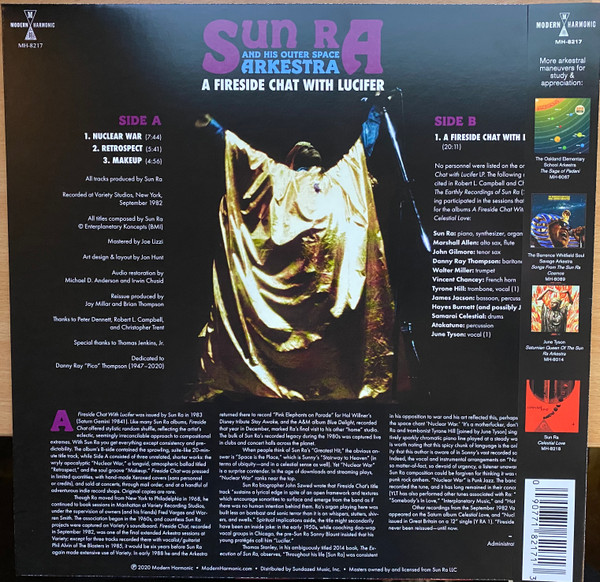 Sun Ra And His Outer Space Arkestra - A Fireside Chat With Lucifer | Modern Harmonic (MH-8217)
