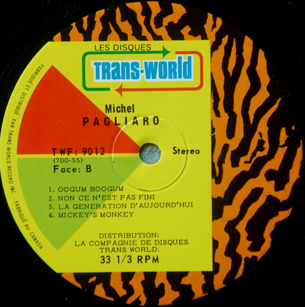 Michel Pagliaro - Michel Pagliaro | Trans-World (TWF-9012) - 4