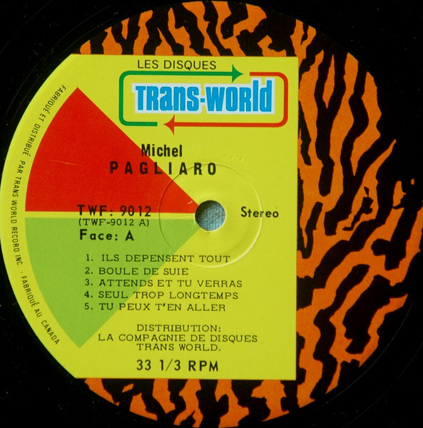 Michel Pagliaro - Michel Pagliaro | Trans-World (TWF-9012) - 3
