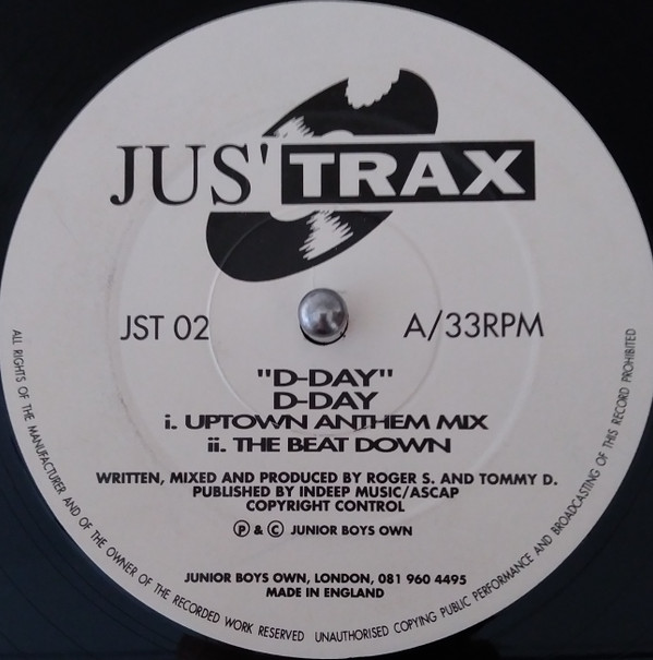 D-Day - D-Day | Jus' Trax (JST 02) - main