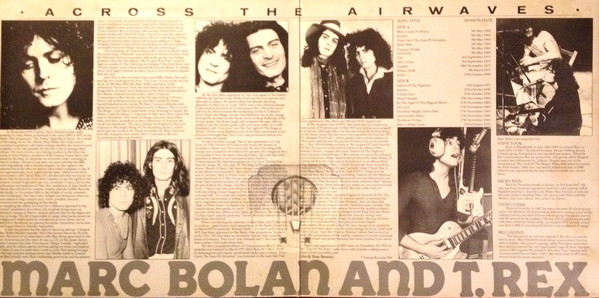 Marc Bolan And T. Rex - Across The Airwaves | Cube Records (ICS 1004) - 4