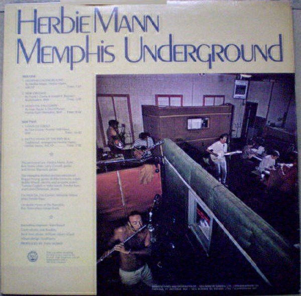 Herbie Mann - Memphis Underground [Vinyl] | Atlantic (SD 1522) - 2