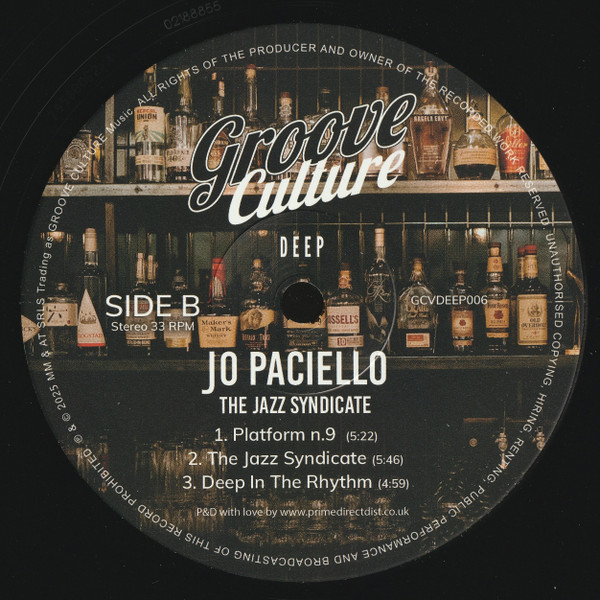 Jo Paciello - The Jazz Syndicate | Groove Culture Deep (GCVDEEP006) - 4