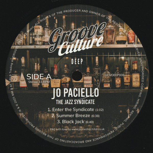 Jo Paciello - The Jazz Syndicate | Groove Culture Deep (GCVDEEP006) - 3