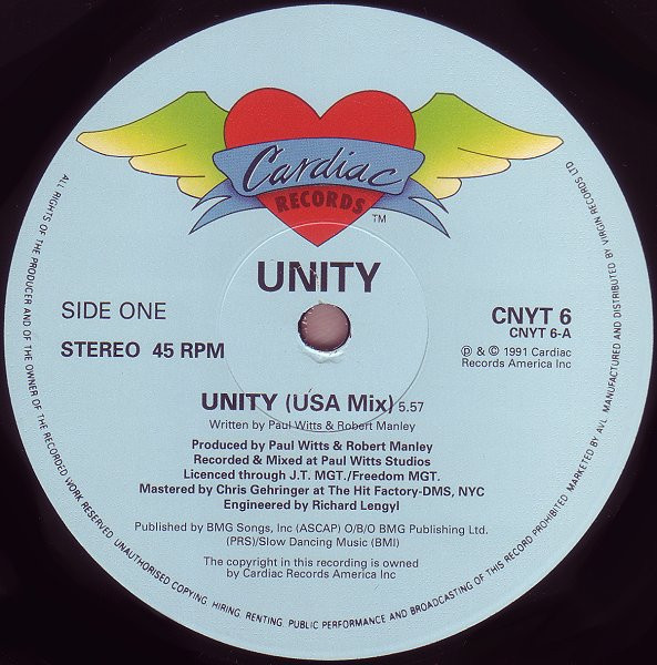 Unity - Unity | Cardiac Records (CNYT 6) - 3