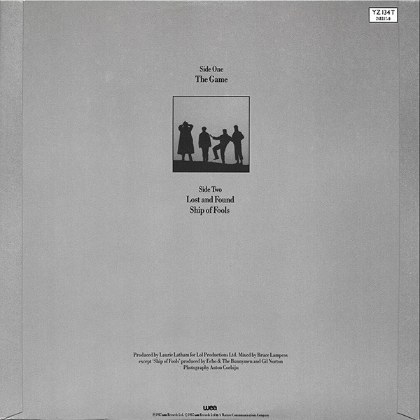 Echo & The Bunnymen - The Game | WEA (YZ 134 T) - 2