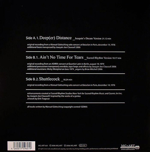 Joe Claussell Meets Manuel Göttsching - Joaquin Joe Claussell Meets Manuel Göttsching | MG.ART (MG.ART 601) - 2