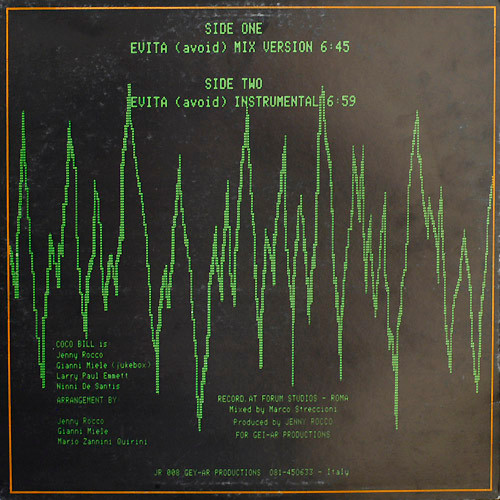 Coco Bill - Evita | Gei-Ar Productions (JR 008) - 2 Coco Bill - Evita | Gei-Ar Productions (JR 008) - 2