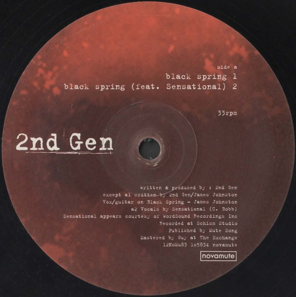 2nd Gen - Musicians Are Morons EP | NovaMute (12NoMu83) - 3