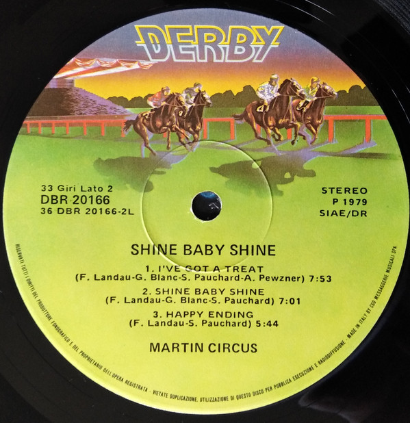Martin Circus - Shine Baby Shine | Derby (DBR 20166) - 4