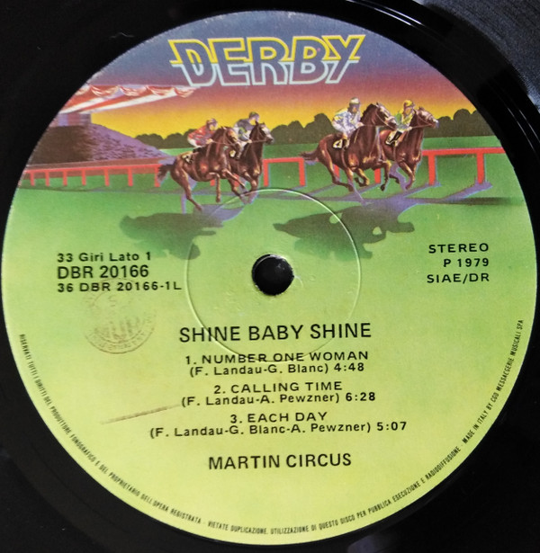 Martin Circus - Shine Baby Shine | Derby (DBR 20166) - 3