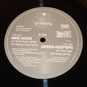 Greens Keepers / Mike Dixon - Dra Gan | G-Swing (GS 001) - 3